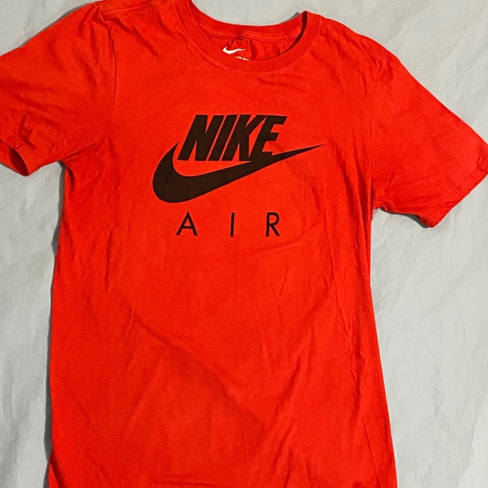 Red Nike Air Logo Shirt